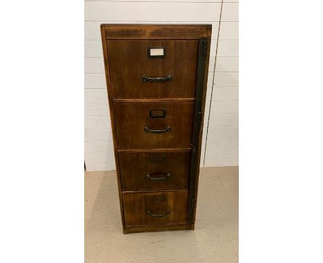 Vintage four door filing cabinet 