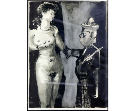 After Pablo Picasso, Verve Mourlot, coloured lithograph, based on drawings by Picasso in Vallauris 