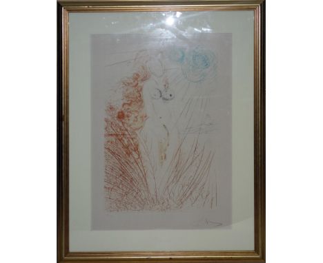 Salvador Dali (Spanish, 1904-1989), 'The Birth of Venus', limited edition etching, numbered 34/150, signed in pencil by the a