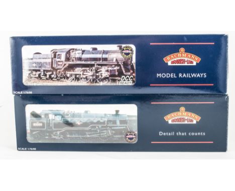 Bachmann standard class 4MT tank 80097, BR L/crest locomotive 32-351, standard class 4MT 2-6-0 76053 BR black Brib tender E/e