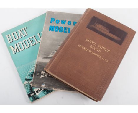 Model boating books, Model sailing boats by Edward W Hobbs with other model boating books, (21).