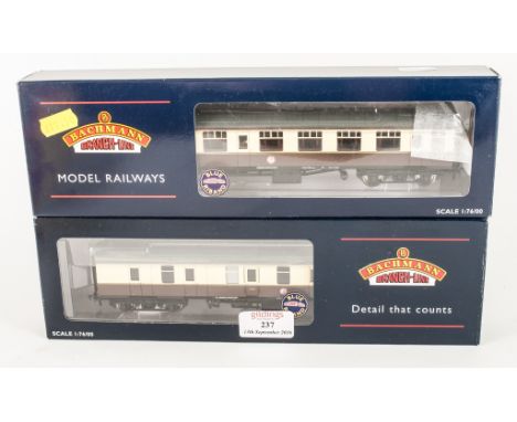 Bachmann Passenger coaches 39-079, 39-102, 39-129, 39-154, 39-179, 39-029B, 39-054A, (7).