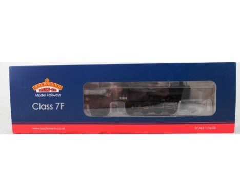 Bachmann class 7F 53809 BR black late crest locomotive set 31-011.