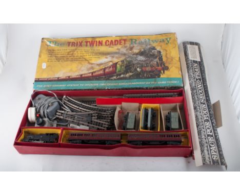 Twix Twin Railway, two vintage teddy bears, Subbuteo, boxed.