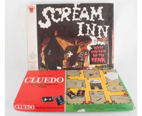 Vintage toys and board games, to include Scream Inn, Scrabble, Lego, Fisher Prices toys boxed, (quantity) 