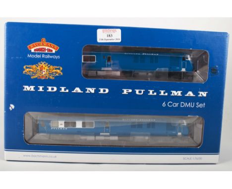Bachmann Midlands Pullman six car Unit Nanking blue locomotive set 31-255DC.