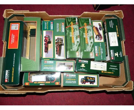 One tray of 12 modern boxed Corgi Classic Eddie Stobart trucks.