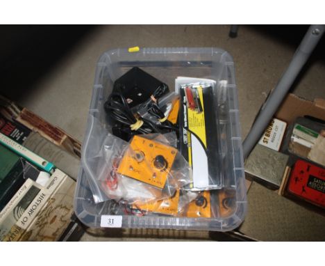 A large quantity of Kent panel controllers, variable speed controllers transformers etc, all used on a N gauge layout