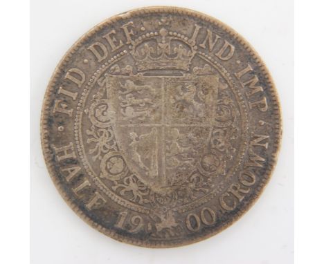 1900 silver half crown of Queen Victoria. UK P&amp;P Group 0 (£6+VAT for the first lot and £1+VAT for subsequent lots) 