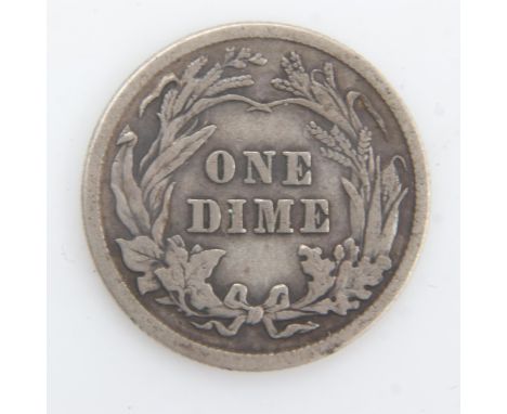1913 - USA silver Barber Dime - gF. UK P&amp;P Group 0 (£6+VAT for the first lot and £1+VAT for subsequent lots) 