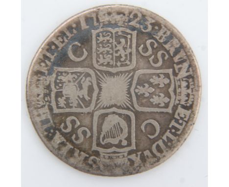 1723 - South sea company silver Shilling of George I - gF. UK P&amp;P Group 0 (£6+VAT for the first lot and £1+VAT for subseq