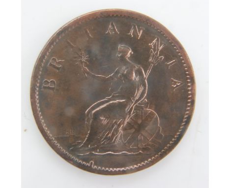 1806 - copper Penny of George III - VF. UK P&amp;P Group 0 (£6+VAT for the first lot and £1+VAT for subsequent lots) 