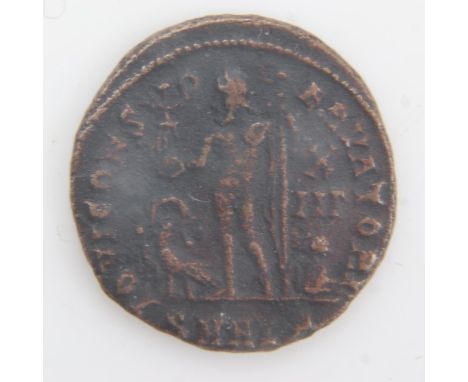 308AD - Emperor Licinius showing victory with a captive at foot. UK P&amp;P Group 0 (£6+VAT for the first lot and £1+VAT for 