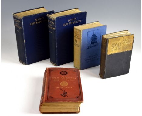 `Scotts Last Expedition` in two volumes arranged by Leonard Huxley with a preface by Sir Clements R Markham, printed by Smith