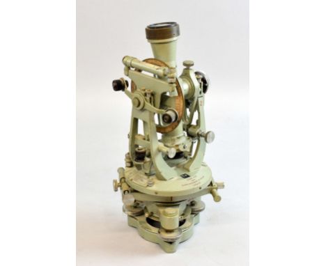 Cooke/Vickers Instruments Ltd 20 inch Transit Vernier Theodolite, Serial No: V016137, Dated: 1950's. Contained in Mahogany ca