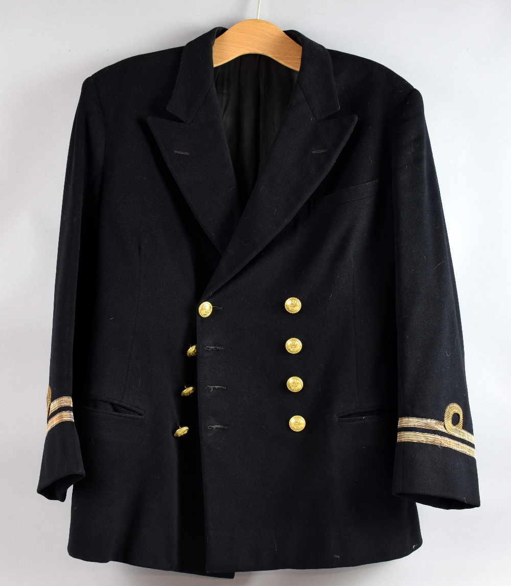 Royal Navy Officers Mess uniform, comprising woolen jacket, trousers ...