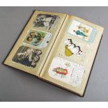 393-teiliges Konvolut von alten Postkarten / Ansichtskarten (um 1900)