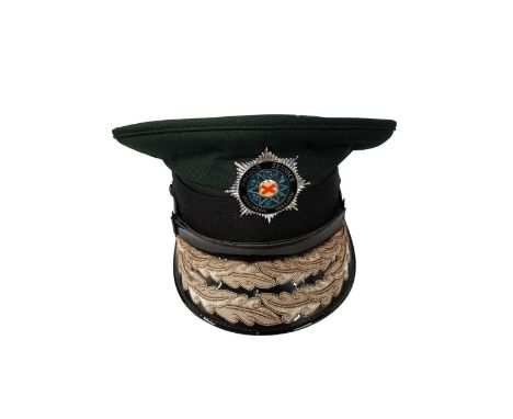 SIR RONNIE FLANAGAN'S PSNI CHIEF CONSTABLE HAT FROM THE JIM MCDONALD COLLECTION
