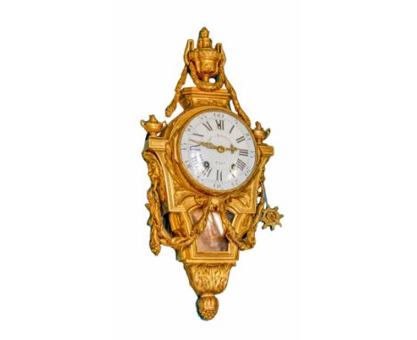 An important fine quality 18th Century French late Louis XV ormolu striking Cartel Clock, by Baltazar, Paris, signed on dial 