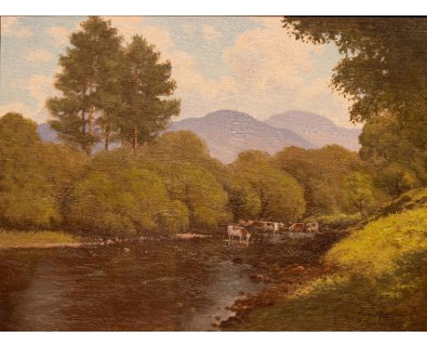 Michael McCarthy (1940) "Light - Middle Lake Killarney," 41cms x 51cms (16" x 20"); and its companion "Tranquil Water, Erriff