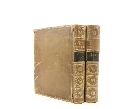 Military: Grose (Francis) Military Antiquities Respecting A History of the English Army, 2 vols. folio L. 1812. Second Edn., 