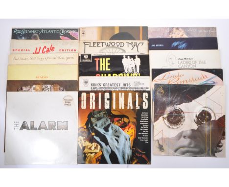 A collection of vintage 20th century LP long play vinyl record albums. To include; Ron Wood - I've Got My Own Album To Do, Ro