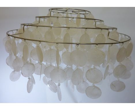 Laura Ashley Capiz Shell Chandelier Condition Report Click here for further images, condition, auction times & delivery costs
