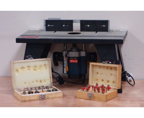 Ryobi router table and router  (This item is PAT tested - 5 day warranty from date of sale)  Condition Report Click here for 
