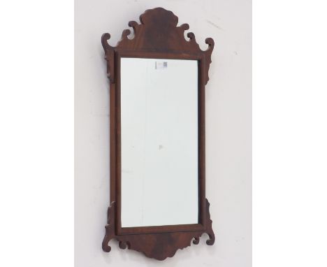 Chippendale style mahogany mirror, 68cm x 38cm Condition Report Click here for further images, condition, auction times & del