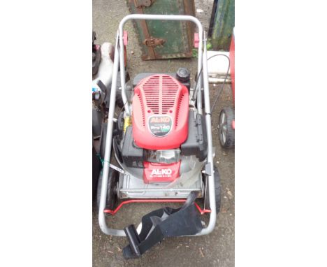 An Al-Ko Silver 460 B-A BIO petrol lawn mower with Pro 140 QSS (Quick Start System) 4 stroke OHV engine