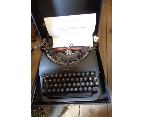 A Remington Noiseless portable typewriter