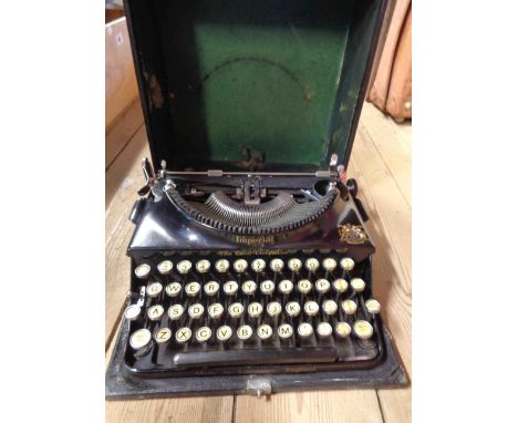 An old Imperial CJ546 portable typewriter - a/f