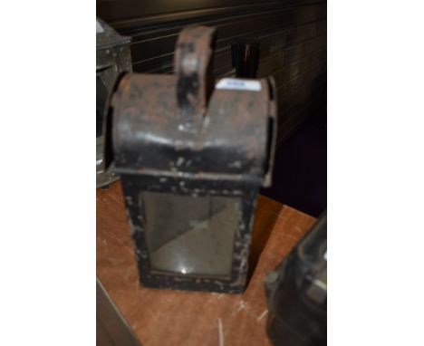 A vintage lantern.