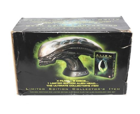 Alien limited edition collector's item. Including box set Alien Quadrilogy, and an Alien head. Original box. 