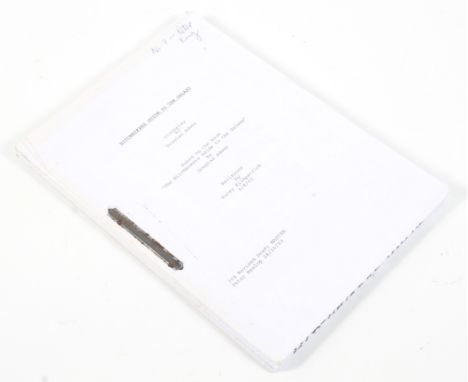 Hitchhikers Guide to the Galaxy film script. 'Screenplay by Douglas Adams... Revisions by Karey Kirkpatrick 8/8/03. 3rd revis