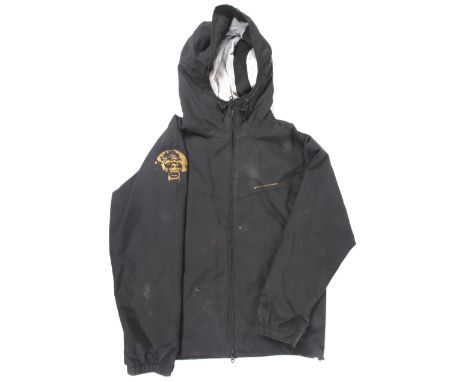 Film movie collectable - King Kong crew jacket 2004-2005. 'Huffer' LG made by Strong Jacket, black waterproof jacket with pri