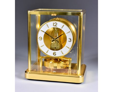 A Modern Jaeger - Le Coultre "Atmos" Perpetuelle Timepiece, No.650497,&nbsp; the 4.25ins diameter white finish chapter ring w
