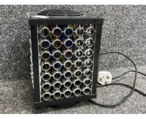 Electric multi coloured disco light