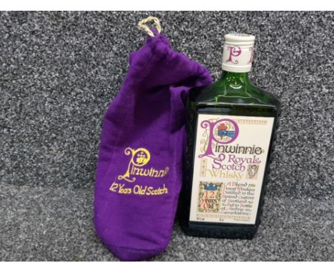 Pinwinnie royale scotch whisky 12 years old 75cl, in original bag.