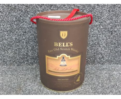 Bell's fine old scotch whisky decanter, 75cl still sealed, with original box