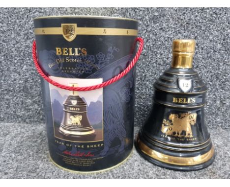 Bell's year of the sheep 1991 scotch whisky decanter, 75cl, still sealed in original box.