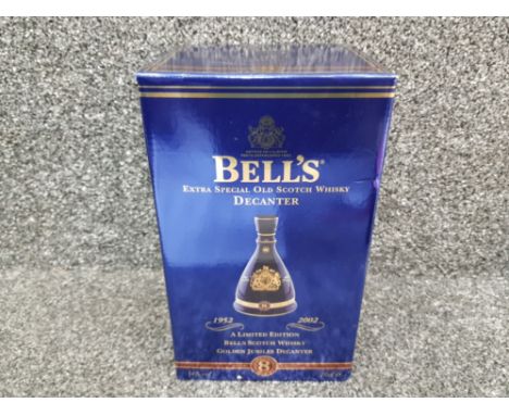 Bell's Extra Special old scotch whisky golden jubilee decanter, 70cl still sealed, with original box
