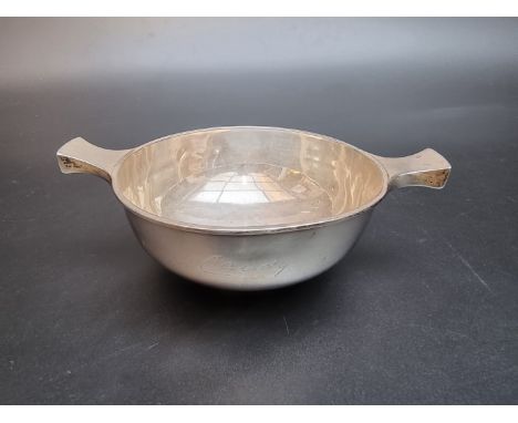 A Victorian silver quaich, by George Nathan &amp; Ridley Hayes, Chester 1899, 11cm diameter, 148g. 