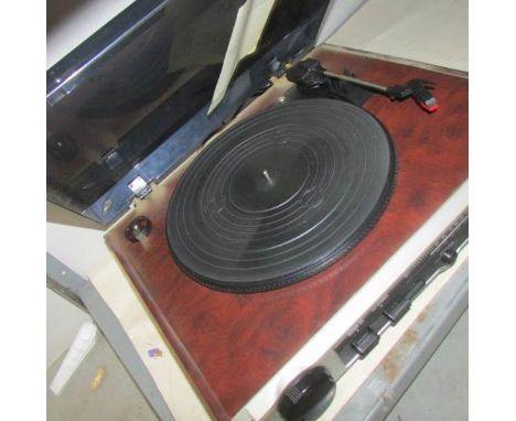 A record player.