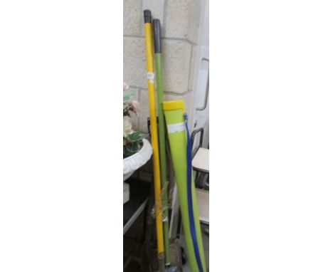 A quantity of garden tools.