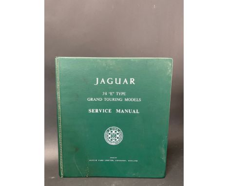 A Jaguar 3.8 E Type Service Manual.