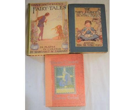 The Mary Frances Sewing Book first edition 1914 by Jane Eayre Fryer, Hans Andersen's Fairy Tales &amp; Christmas Garland (in 