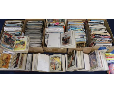 Large collection of 20th century postcards including used &amp; new, GB &amp; foreign, 3 books of art postcards &amp; selecti