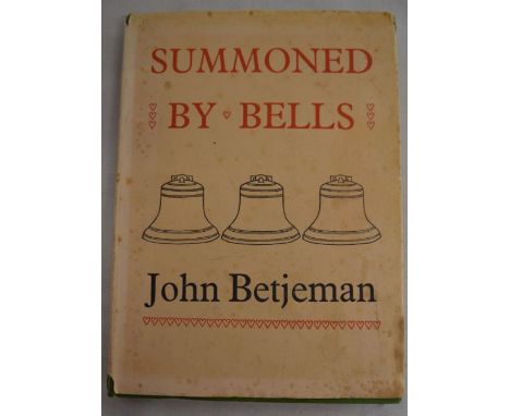 John Betjeman first edition Summoned By Bells 1960 published by John Murray