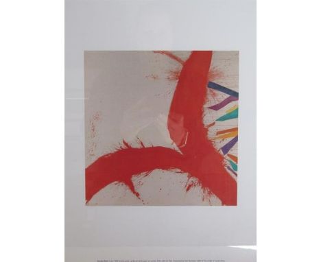 Sandra Blow print entitled 'Vivace' published by The Tate Gallery in association with the Sandra Blow Estate - approx. 54cm x